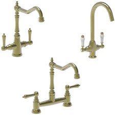 Antique Brass Traditional Kitchen Tap  –  Perfect for Classic Kitchens