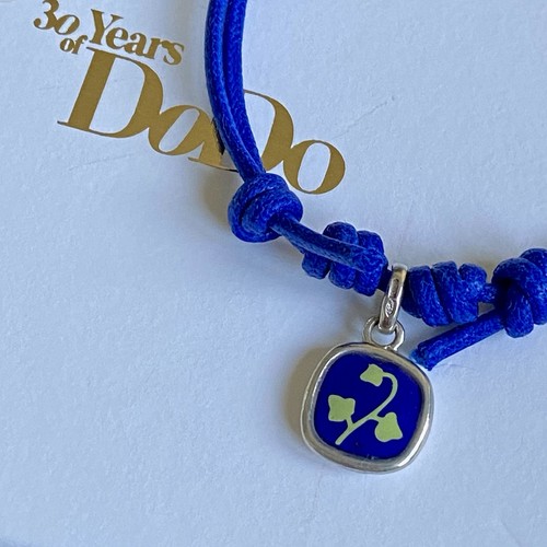 Dodo Pomellato Ciondolo Edera Blu Verde Argento Raro Collezione Unisex Original - Foto 5 di 7