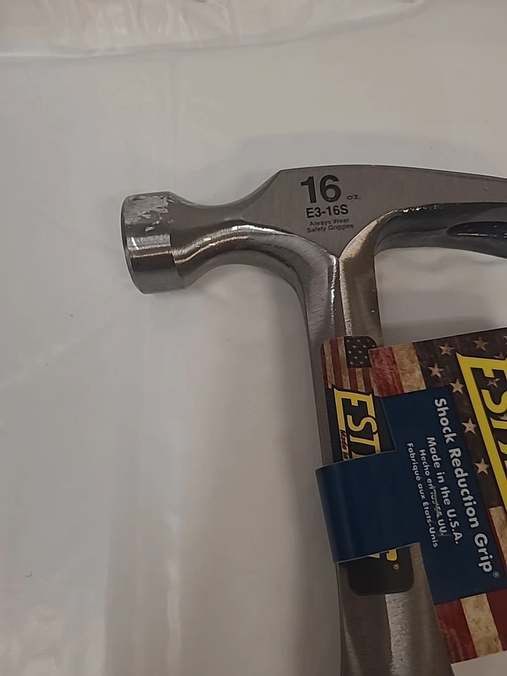 🇺🇸Estwing E3-16S 13 pulgadas 16 oz martillo de garra - HECHO EN EE. UU. 🔥 Foto 2 de 4