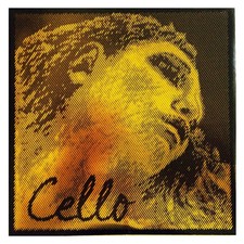 Evah Pirazzi Gold Cello A String - chromesteel/steel: Medium