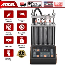 ANCEL ANJ400 GDI Car Fuel Injector Cleaner Tester ON-Vehicle Cleaning Machine