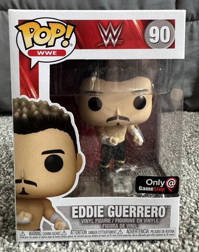 Funko Pop WWE #90 Eddie Guerrero GameStop Exclusive w/ Protector