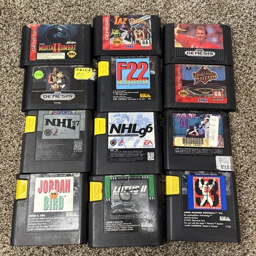 Sega Genesis Game Lot Of 12 Tested Classic Games