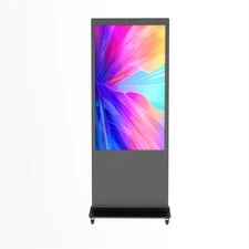 Digital Signage Display 2K Touchscreen Advertizing Screen w/WiFi HDMI/USB Input