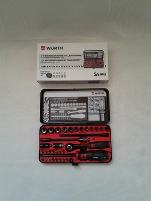 WÜRTH 1/4'' Multi-Steckschlüssel-Satz Black Edition 34-Tlg. 0965014034 NEU!!!!!!!