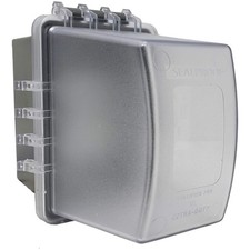 1-Gang Weatherproof In Use Outdoor Outlet Extra Deep Cover Lockable, UL Ext...