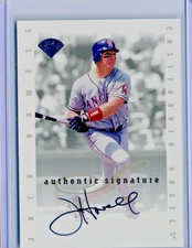 Jack Howell 1996 Leaf  Authentic Signature Series On Card Autograph Auto