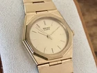 Vintage SEIKO Quartz Dress Watch 7321-0110 | Octagon Gold Tone | 5 Jewels | RARE