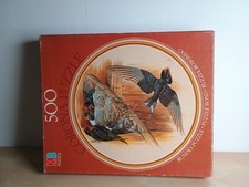 MB 500 Corona Puzzle 80er, Rundes Puzzle, Vögel Schwalben