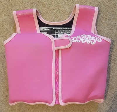 zoggs pink swim jacket