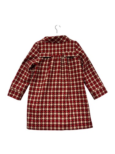 Retro Hazel Red & Cream Checkered Coat Women’s XS #98076 - Picture 2 of 9
