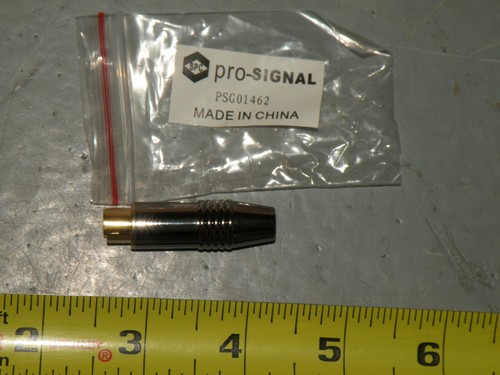 (5) DIN Audio / Video Connector 4 Contacts Plug Cable Moun, Solder Gold Plated - Picture 2 of 6