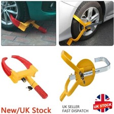 Heavy Duty  Steel Car Van Wheel Clamp Safety Lock for caravan Trailer UK