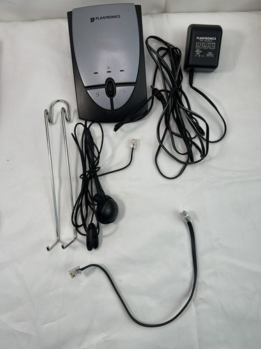 2 przewodowych zestawów słuchawkowych telefonicznych Plantronics S12 niekompletnych niesprawdzonych - Zdjęcie 4 z 12