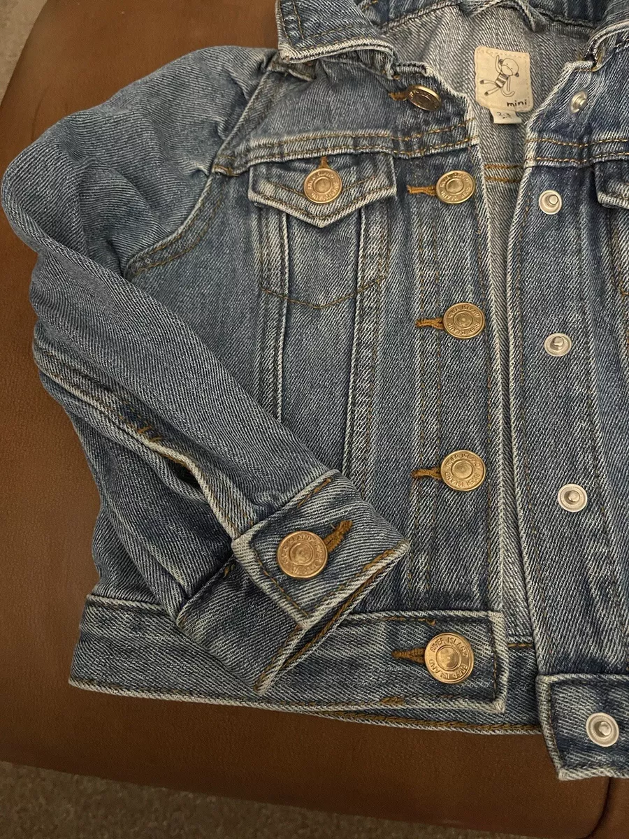 girls river island denim jacket size 2 3 years eBay