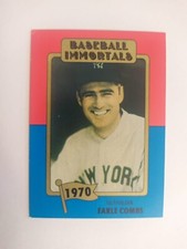 1980 TOPPS BASEBALL IMMORTALS EARLE COMBS #116 1St PRINTING NEW MINT