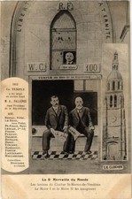 Old postcard 8 Merveille du Monde Les latrines du Clocher St-Martin-de-Vendom (253427)