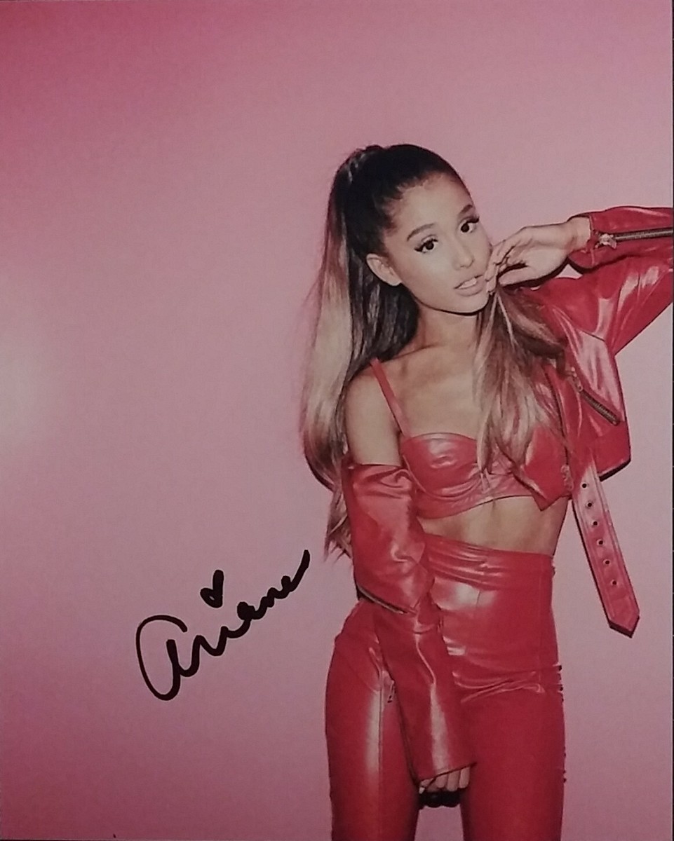 Ariana Grande signed 8 x 10 | eBay