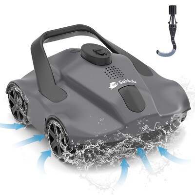 #ad Seblub Cordless Pool Vacuum for Above Inground Pool 130 min runtime Retail $160 $89.50