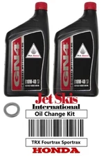 Honda TRX250 Fourtrax Sportrax 125 250 90 10W40 Oil Change Kit w/ 12MM Washer