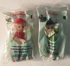 Madame Alexander Wizard Of Oz Wicked Witch East 5 Scarecrow 8 McDonald  s NEW