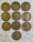 Lot Of 10 Lincoln Wheat Cents 1910’s 1920’s Mixed Dates Mints Better Dates Coins