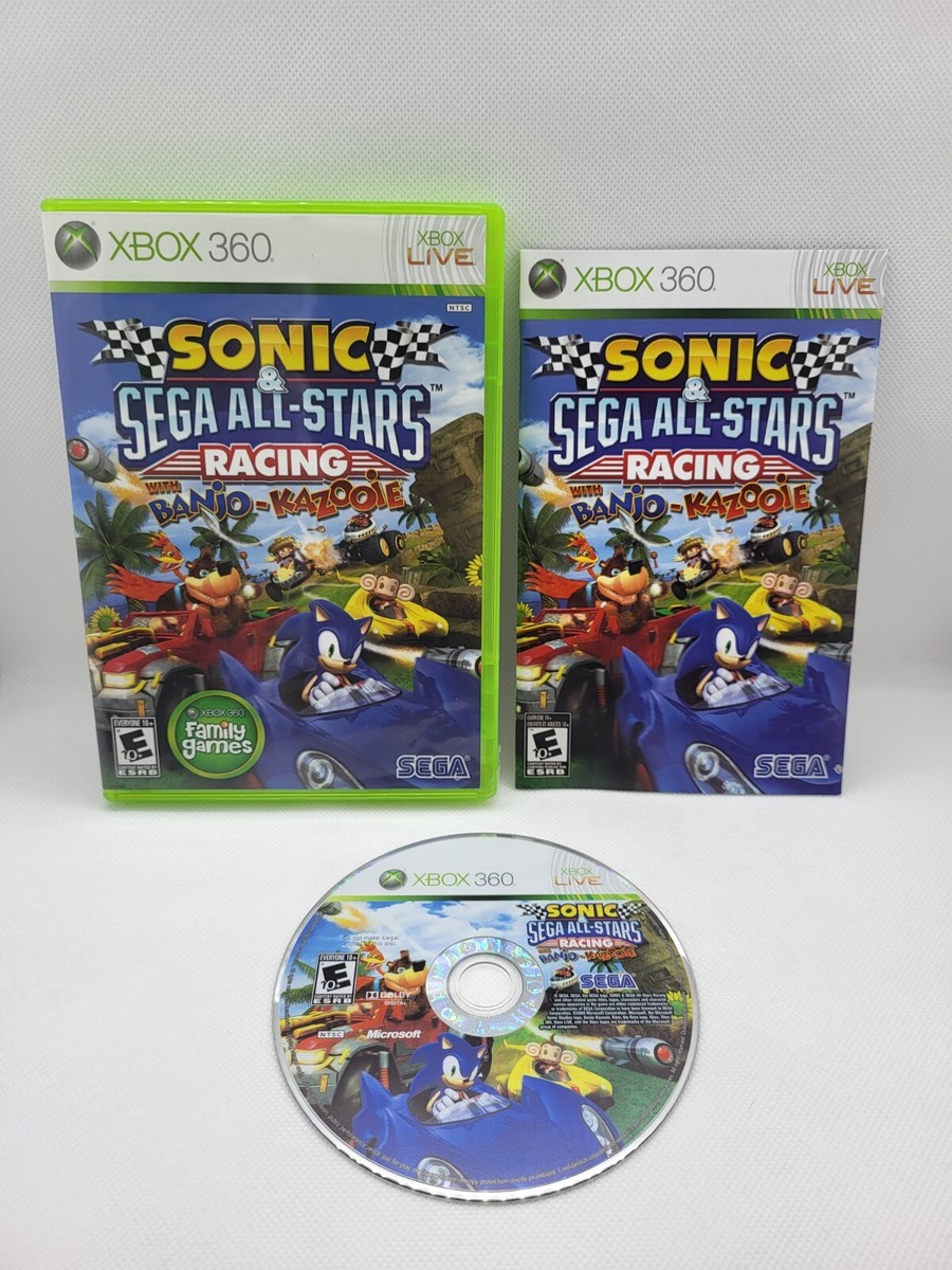 Sonic Sega All Stars Racing with Banjo-Kazooie Xbox 360 Disc