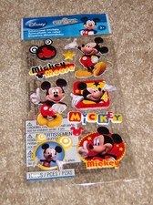 Disney EK Success Dimensional Puffy Stickers ~ Mickey Mouse