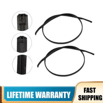 Pair Roof Rubber Strip Outer Rain Seal For TOYOTA YARIS 2008-2016 VITZ 2005-2016
