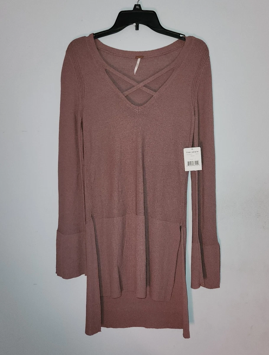 Crisscross tunic sweater clearance