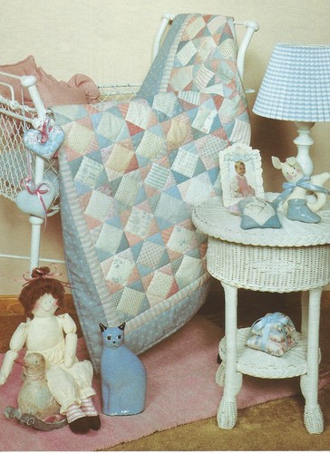 Baby Quilts Patterns Infants Hearts Pinwheel Puff Sail Away Garden Song P38 - Picture 7 of 20