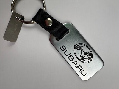 Subaru Rally Key Ring OEM Subaru Logo Stainless Steel Keychain Impreza Outback Genuine WRX ...