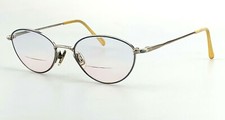 Charmant Eyeglasses FRAMES ONLY mod. CH8222 Blue Titanium Oval Japan