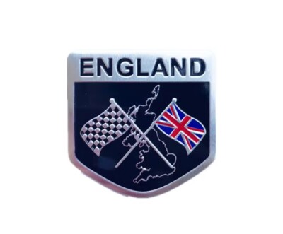 3D Metal United Kingdom Racing Flag British Emblem Decal Car Truck UK England