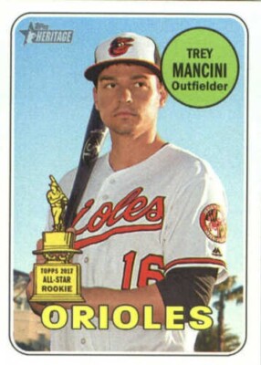 A1558 2018 Topps Heritage Baseball Karten 250-526 Auswahl NM-MT