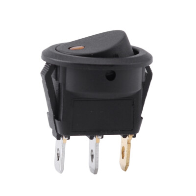 Hot Automotive Electrical Round On/Off Spst Switch 12v For Car Van Dash ...