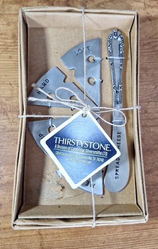 ThirstyStone Cheese Markers w/Spreader NIB