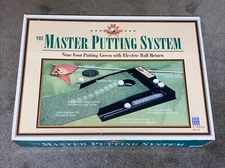 The Master Putting System, 9 Foot Putting Green w/ Electric Ball Return 🇺🇸 NOS