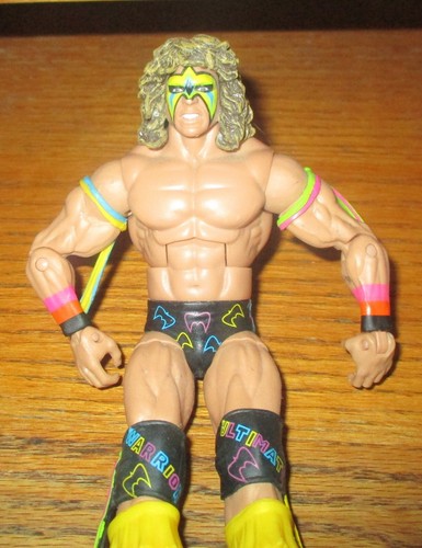 2014 WWF WWE Jakks Ultimate Warrior Elite Wrestling Figure Hall fame Target - Imagen 3 de 3