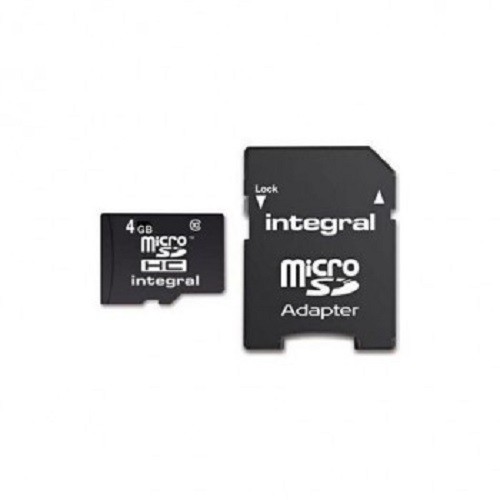 4GB Integral Micro Class 10 UHS-I U1 with SD Adaptor - Picture 2 of 2