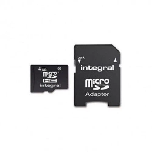 4GB Integral Micro Class 10 UHS-I U1 with SD Adaptor - Image 2 of 2