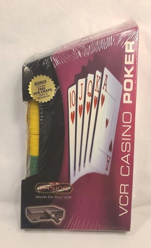 VCR Casino Poker Remote Control Game Jackpot Casino Series New Sealed! - Picture 1 of 14