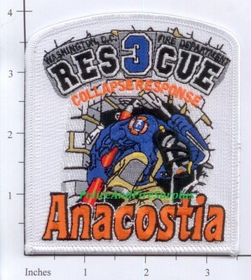 Washington DC - Rescue 3 District of Columbia Fire Dept Patch Collapse ...