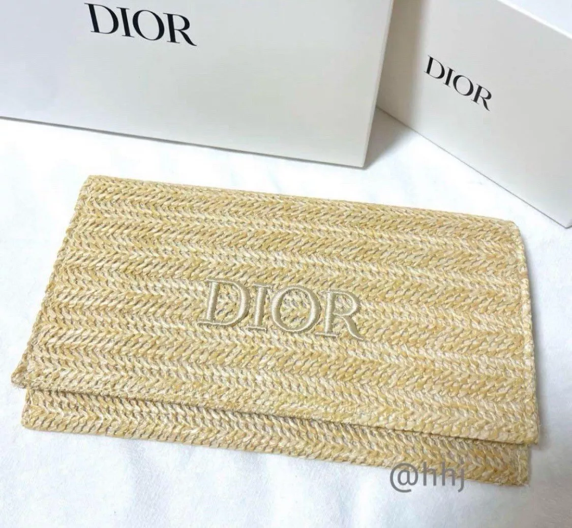 Sac d'embrayage nouveauté Christian Dior 2023 sac d'été beige (avec emballage)