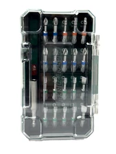 Masterforce Assorted 21pc Torsion Zone Rugged Impact Bit Set 2-3/8" Bit Holder