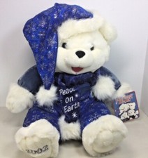 Dan Dee Collector's Choice 2002 Family Holiday Bears Plush NICE Fast Free Ship 