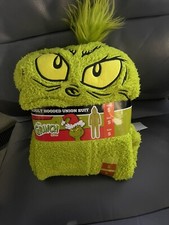  NWT Dr. Seuss  The Grinch  Adult L Hooded Union Suit Costume Pajamas