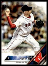 2016 Topps Update #US127 Brad Ziegler Boston Red Sox