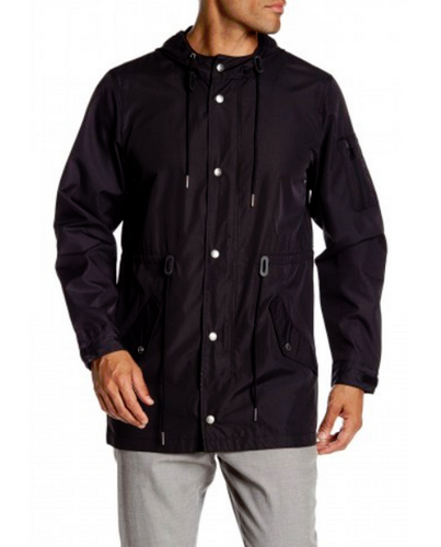 Slate & Stone Cinch Waist Jacket Black L NWT $298 - Picture 1 of 4