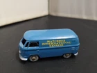 P879-MATCHBOX LESNEY No34A VOLKSWAGEN MICROVAN WITH GREY PLASTIC WHEELS